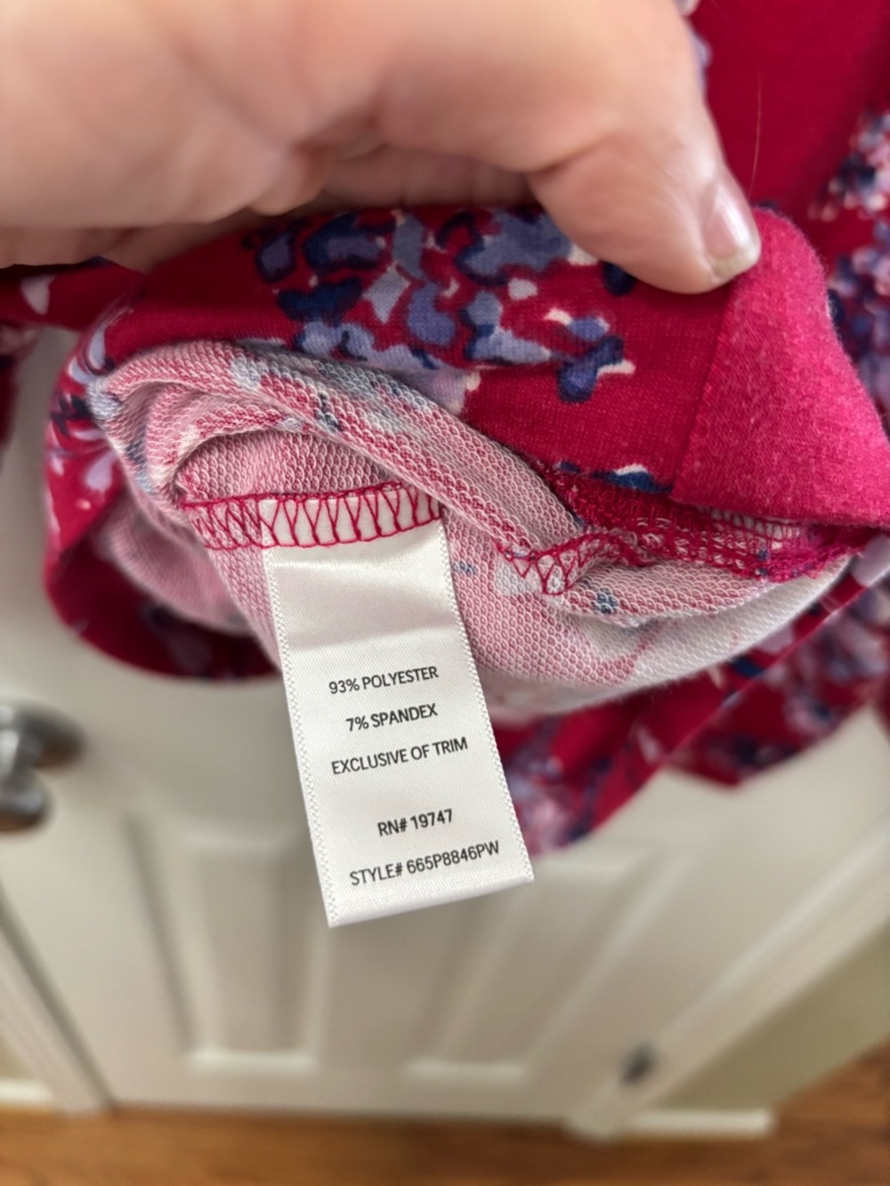 Pioneer Woman Pink Floral Pullover Hoodie Sweatshirt Women’s Size XL - Picture 7 of 7